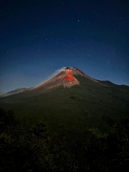 Picture 24 for Activity Yogyakarta: Merapi Lava View with Jeep Night Tour & campfire 2