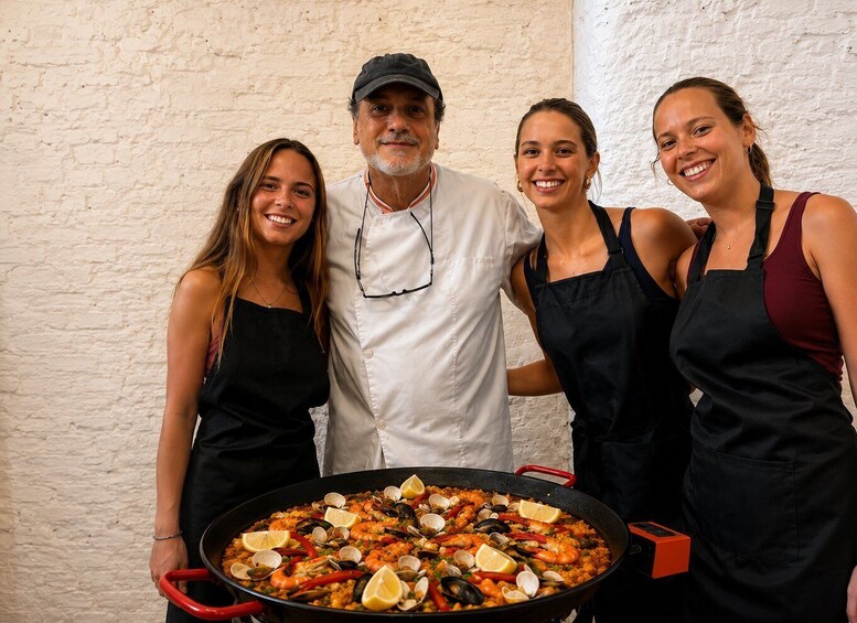 Picture 52 for Activity Madrid: Cook your own paella and unlimited sangria at a hands-on workshop 2
