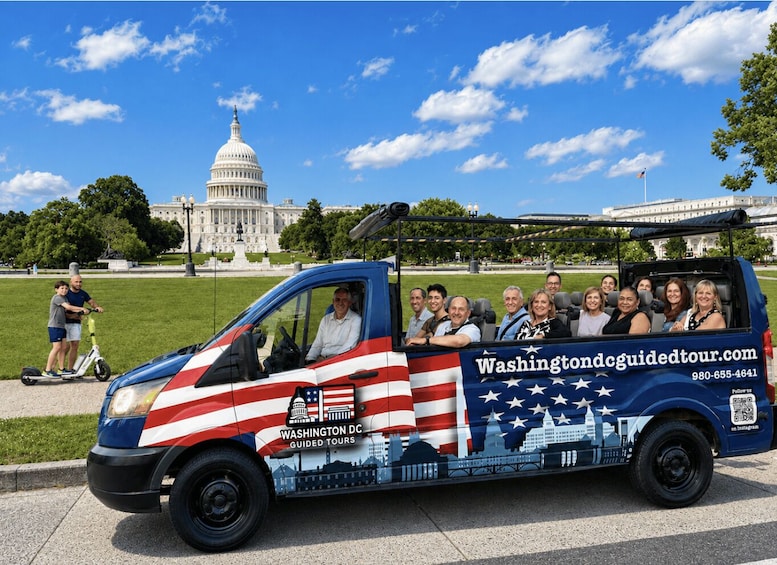 DC's Guided Landmarks Small Group Open-Air Minibus Tour 1