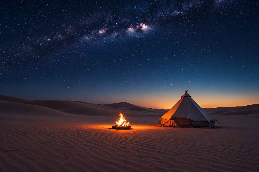Doha: Moonlight Desert Safari with 4x4 & Camel Experience 2