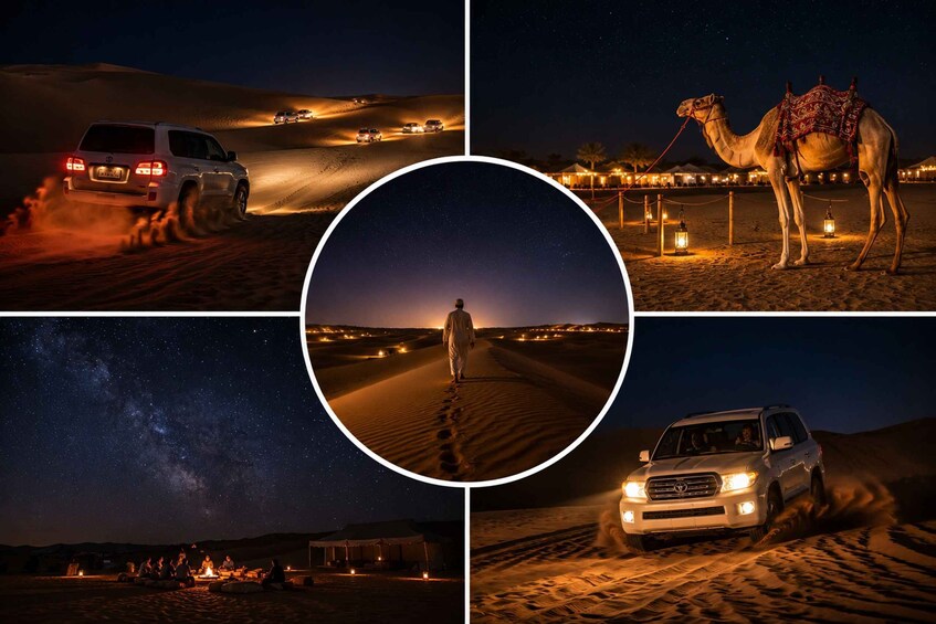 Doha: Moonlight Desert Safari with 4x4 & Camel Experience 2
