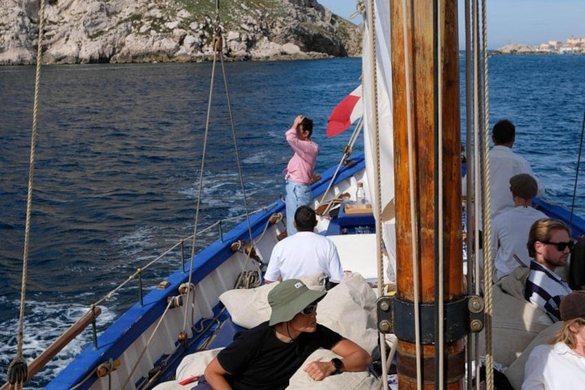 Sailing cruise, If Castle, Frioul Calanques & swimming 2