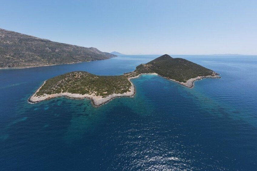 Unspoiled Samiopoula from Votsalakia 2