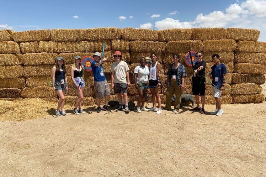 Private 1-Hour Archery Experience around Joshua Tree National Park.