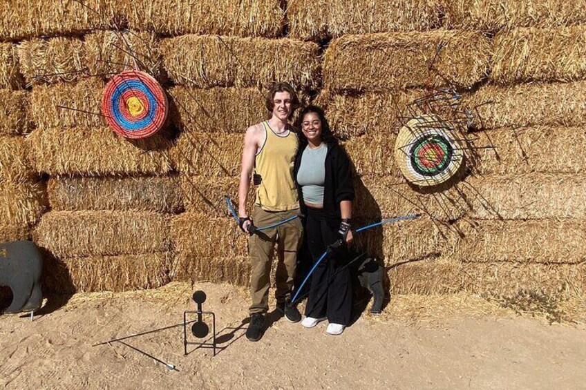 Private 1-Hour Archery Experience around Joshua Tree National Park.