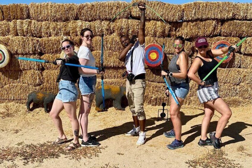 Private 1-Hour Archery Experience around Joshua Tree National Park.