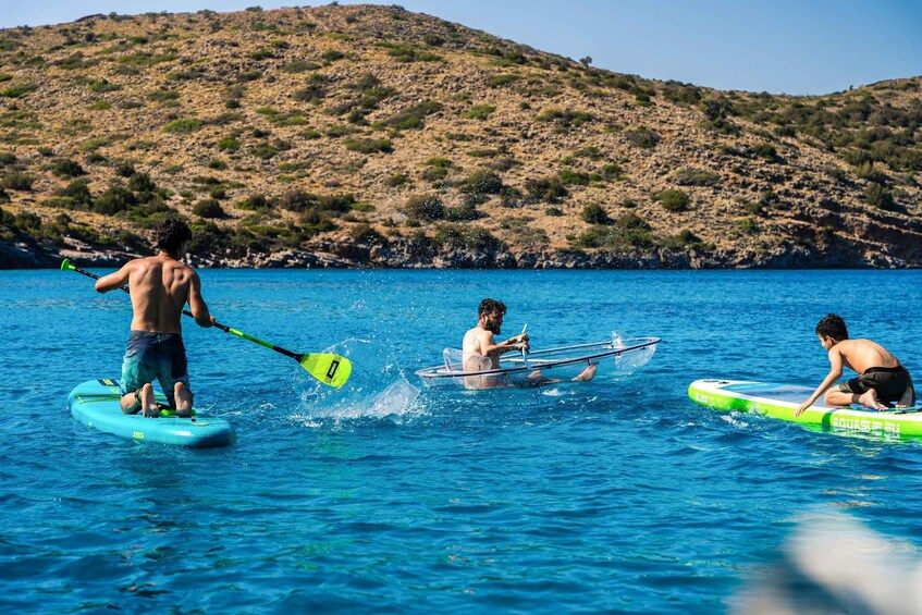 Picture 23 for Activity Agios Nikolaos: Sailing Trip Catamaran Lunch and Water Toys 3