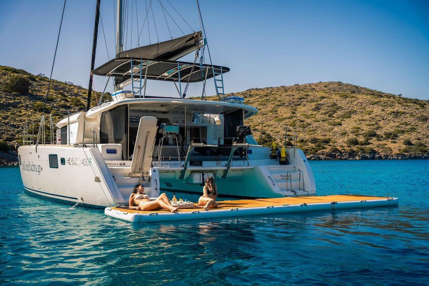 Picture 22 for Activity Agios Nikolaos: Sailing Trip Catamaran Lunch and Water Toys 4