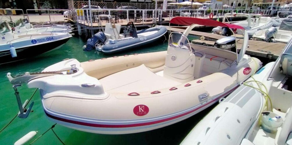 Picture 3 for Activity Castellammare del Golfo: Dinghy excursion with aperitif 2