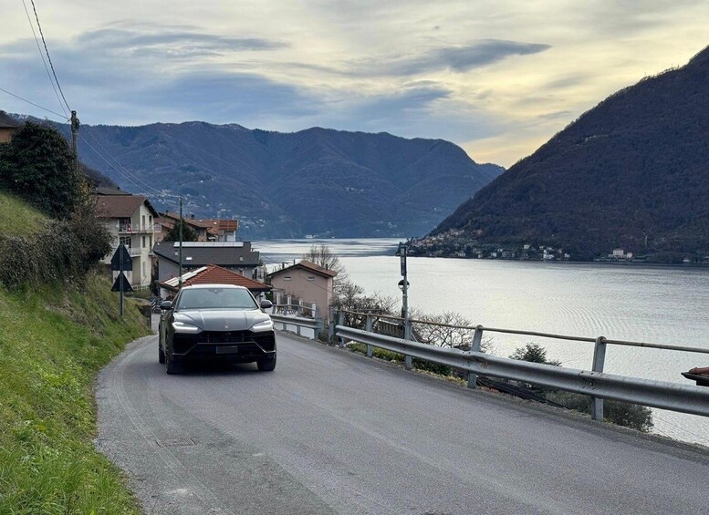 Picture 4 for Activity Lake Como: Private Lamborghini Urus Tour with Aperitif 4