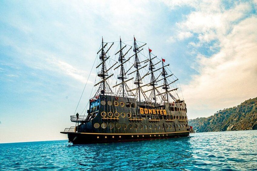 Antalya/Kemer Gonster Pirate Boat Trip with Lunch and Transfers 1