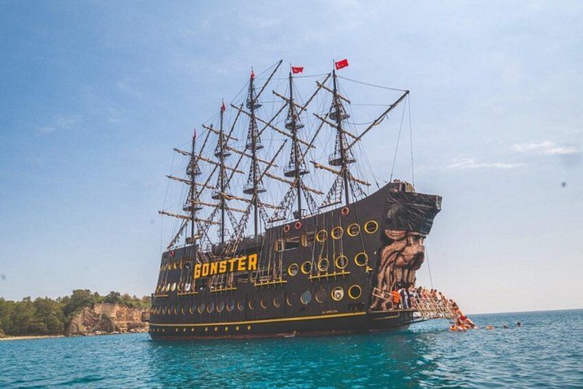 Antalya/Kemer Gonster Pirate Boat Trip with Lunch and Transfers 3