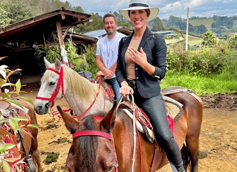 2-hour horseback ride + Private transportation + Photos & videos + Gift for the first 5 to book. 1