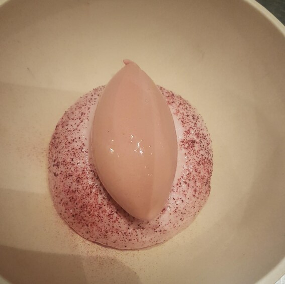 A dessert in a bowl. 5
