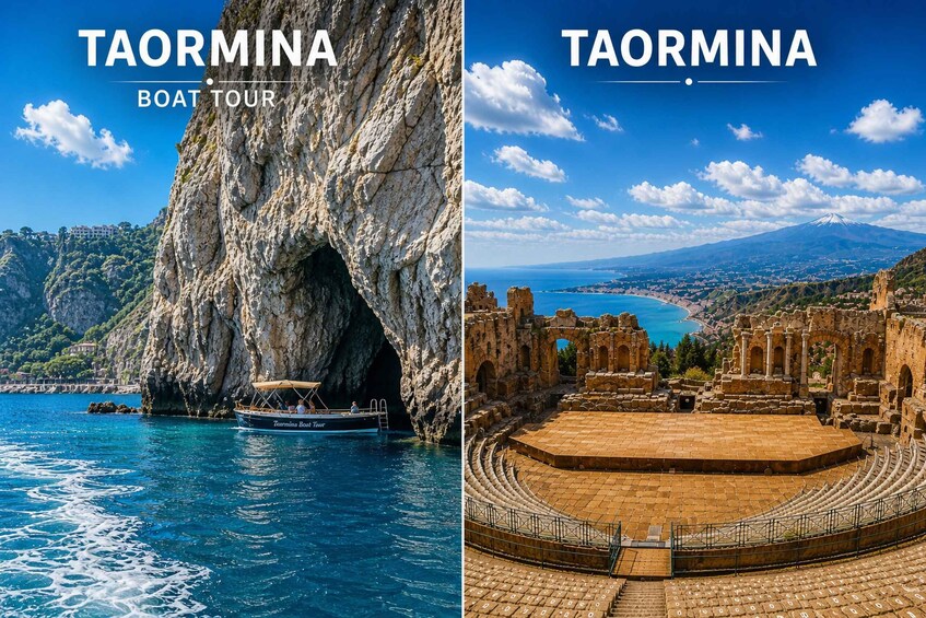 From Messina: boat tour discovering Isola bella and Taormina 1