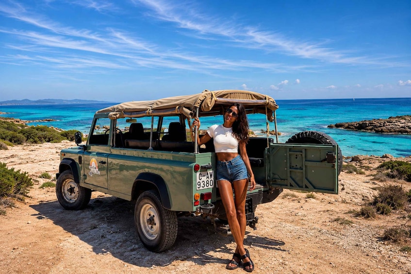 Formentera Highlights 4x4 Sightseeing Tour by Land Rover Defender 1