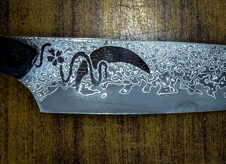 Picture 2 for Activity Seki Knife Making: Hand-Draw & Etch Your Own Damascus Blade 3