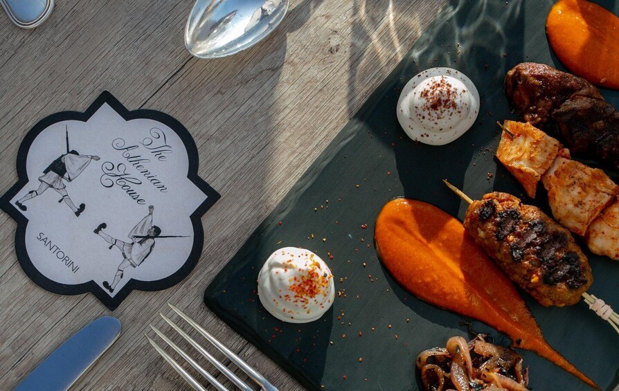 Picture 13 for Activity Santorini: Private Catamaran Cruise & Gourmet Dinner 3