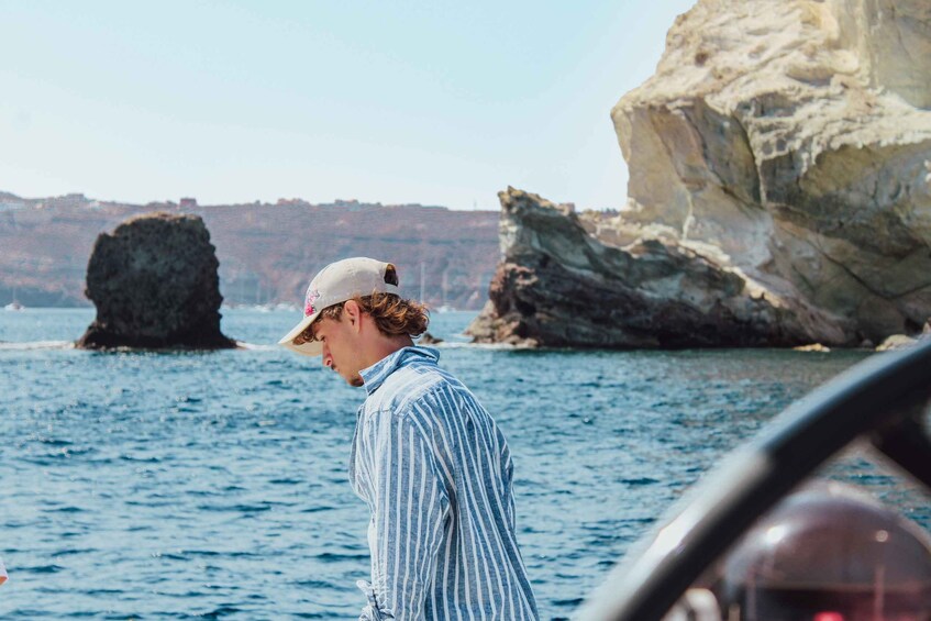 Picture 4 for Activity Santorini: Private Catamaran Cruise & Gourmet Dinner 5