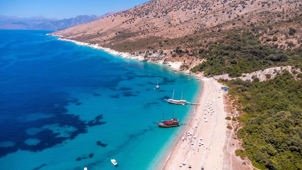 Picture 1 for Activity Saranda Boat Tour: 7 Secret Stop, Free Umbrella + Free Drink 4