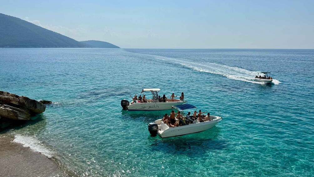 Picture 3 for Activity Saranda Boat Tour: 7 Secret Stop, Free Umbrella + Free Drink 3