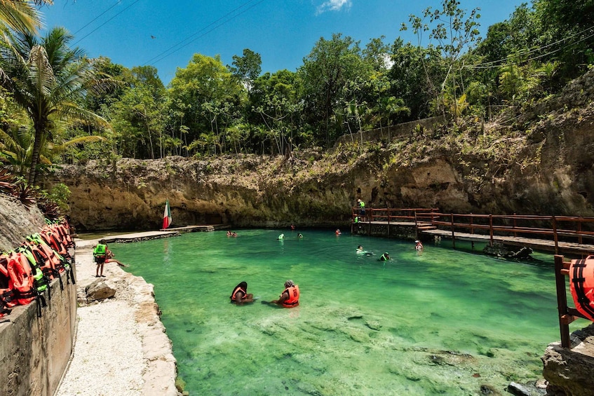 Picture 8 for Activity Cancun: Mayan Jungle Rush Zipline, ATV, & Cenote Tour 4
