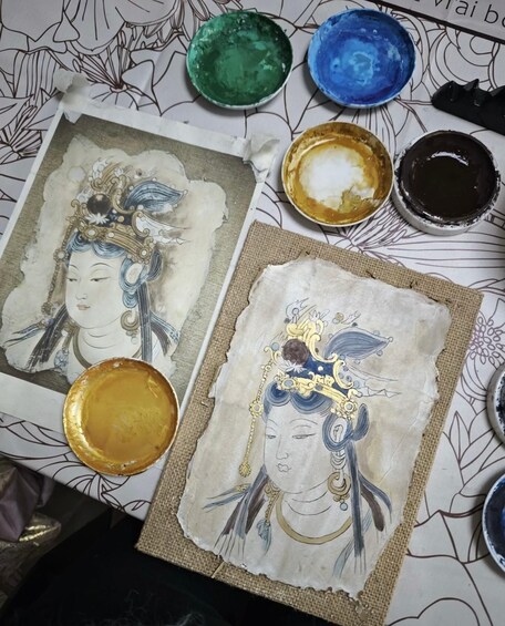 Lanzhou: Dunhuang Mural Painting Experience 1