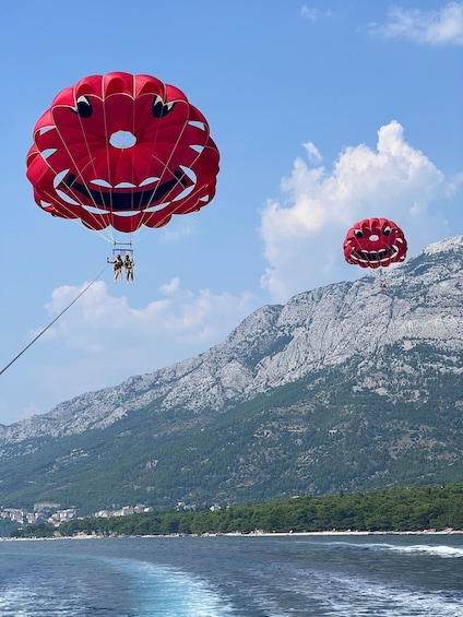 Baška Voda: Exclusive parasailing flight over Adriatic sea 2