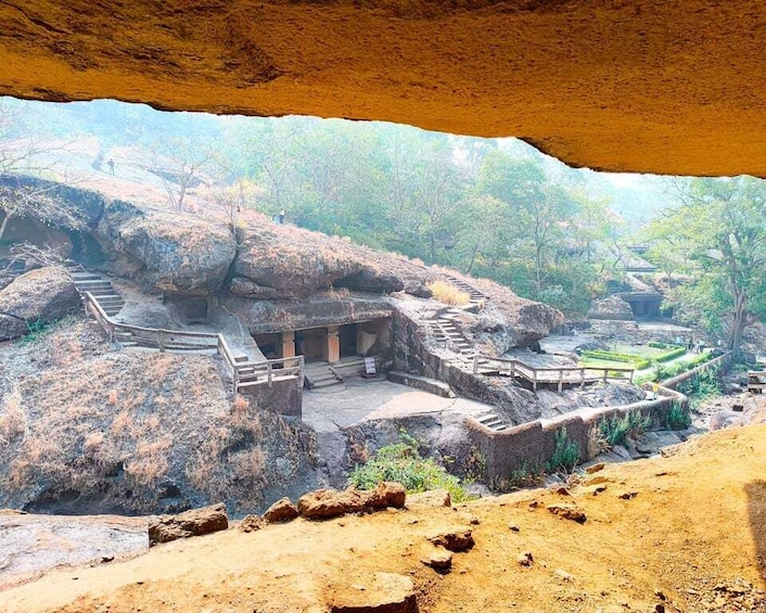Picture 36 for Activity Mumbai Kanheri Caves & Golden Pagoda – A Buddhist Culture 4