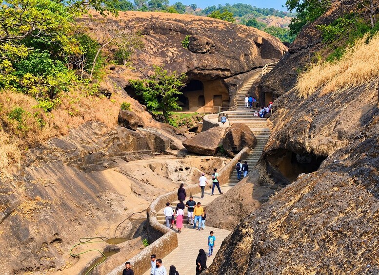 Picture 13 for Activity Mumbai Kanheri Caves & Golden Pagoda – All Inclusive Tour 4
