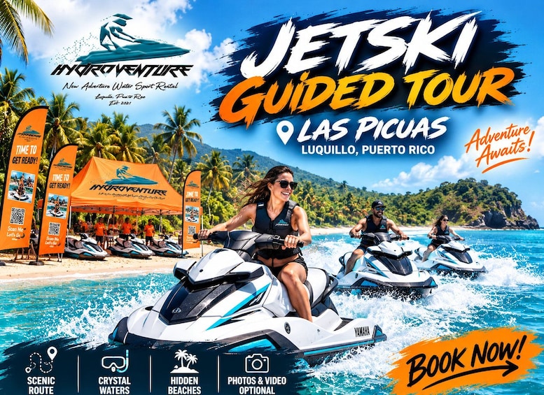A Jetski guided tour in Las Picas, Puerto Rico. 3