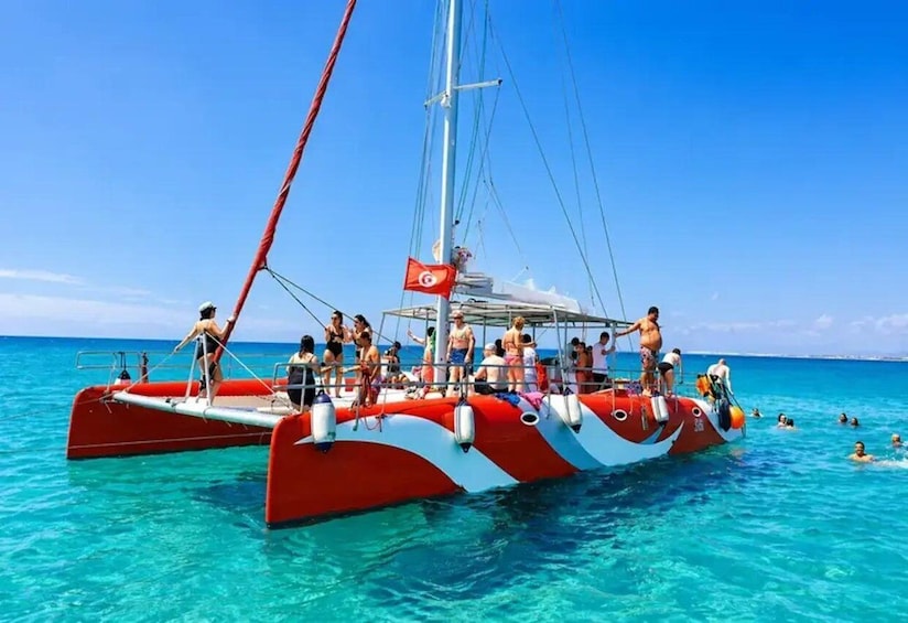 Hammamet: Catamaran Cruise with Swim Stop and Hotel Transfer 1