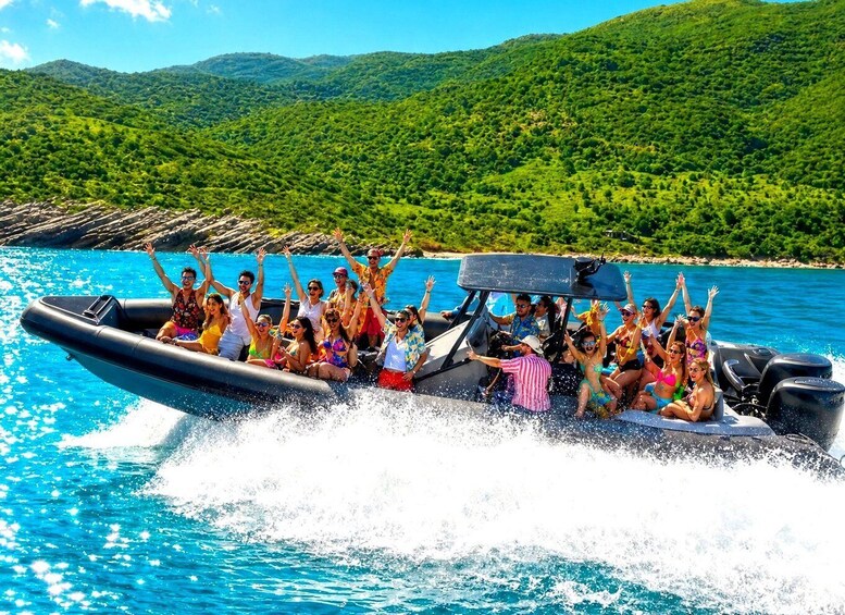 Durres: Speedboat Tour to Sazan Island, Cave & Karaburun 2