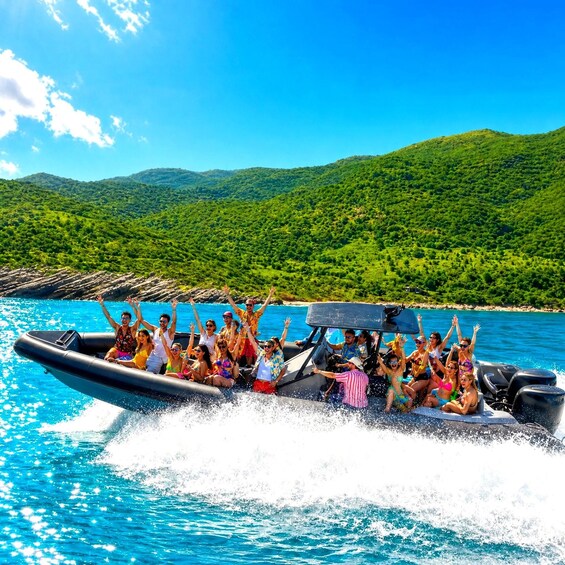 Picture 1 for Activity Durres: Speedboat Tour to Sazan Island, Cave & Karaburun 2