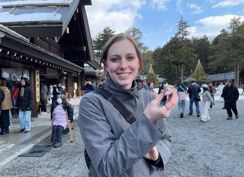 Picture 9 for Activity Hokkaido: Hokkaido Shrine Guided Tour & Local Sweets 5
