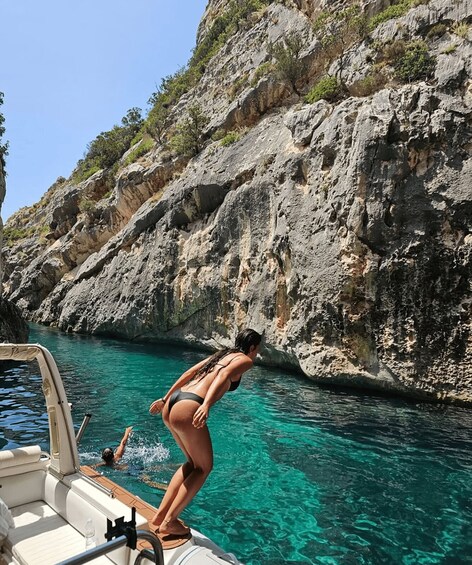 Picture 4 for Activity Secret Blue Cave & Grama Bay - Speed Boat Tour 3