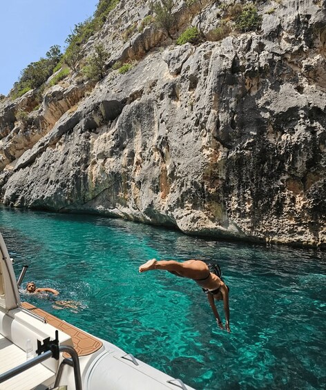 Picture 5 for Activity Secret Blue Cave & Grama Bay - Speed Boat Tour 4