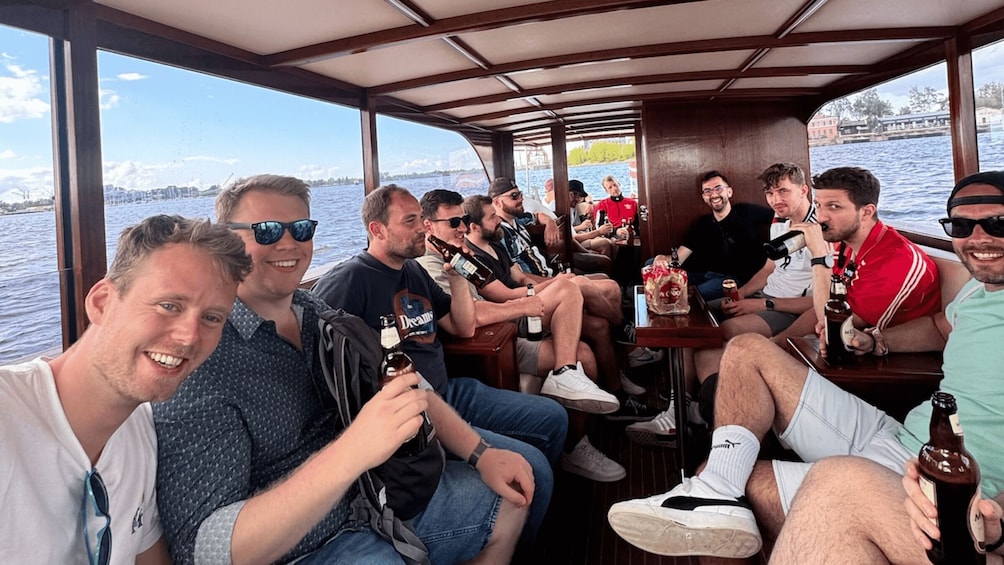 Picture 4 for Activity Riga: Private Riga Canal Boat Tour with Latvian Beer 1