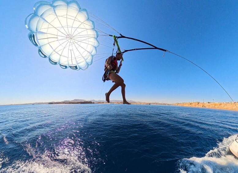 Picture 2 for Activity Sharm El Sheikh: Ultimate Parasail, Rides, Lunch & Pickup 5