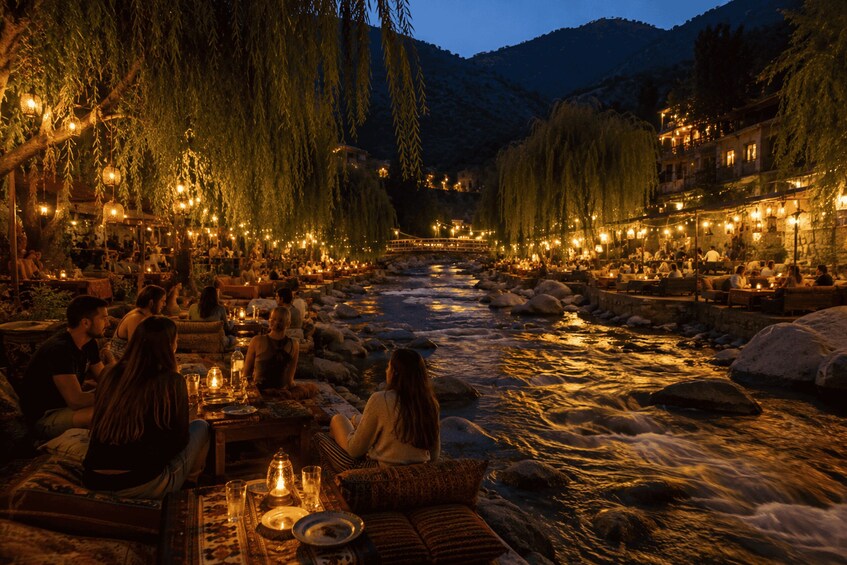 Picture 3 for Activity Marrakech: Ourika Valley Sunset & Riverside Dinner 3