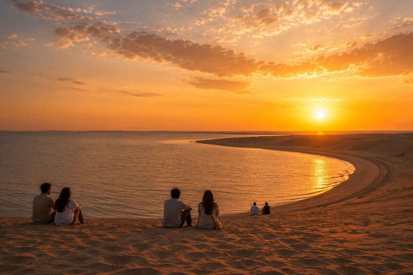 Doha :Sunrise/ Sunset Desert Safari CamelRide & Sandboarding 1