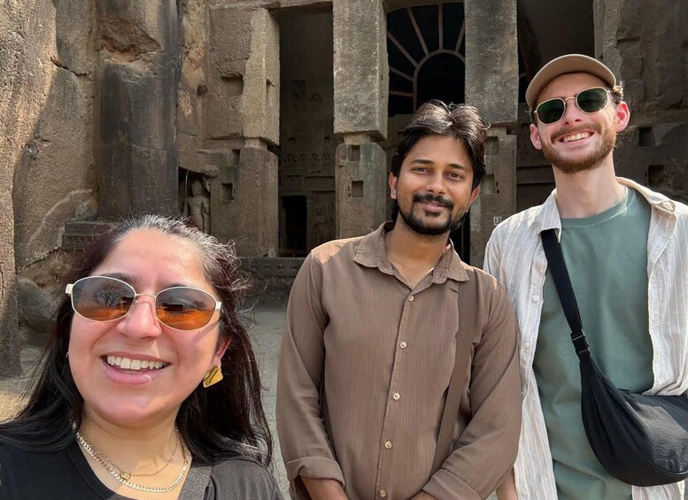 Picture 2 for Activity Mumbai: Buddhist Kanheri Caves with Golden Pagoda Temple 3
