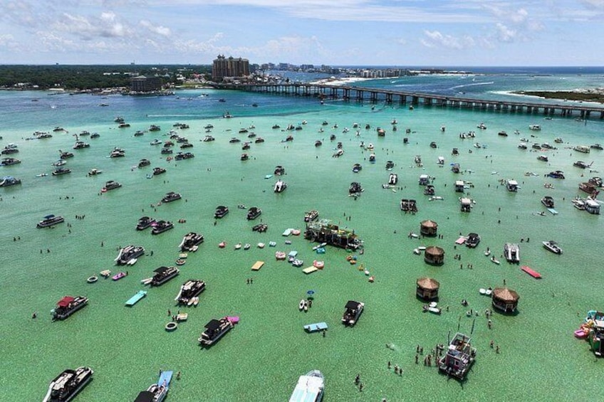 Private Tiki Pub Crab Island Cruise with Waterslide 2