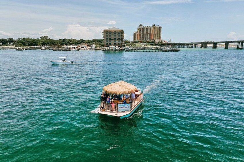 Private Tiki Pub Crab Island Cruise with Waterslide 2