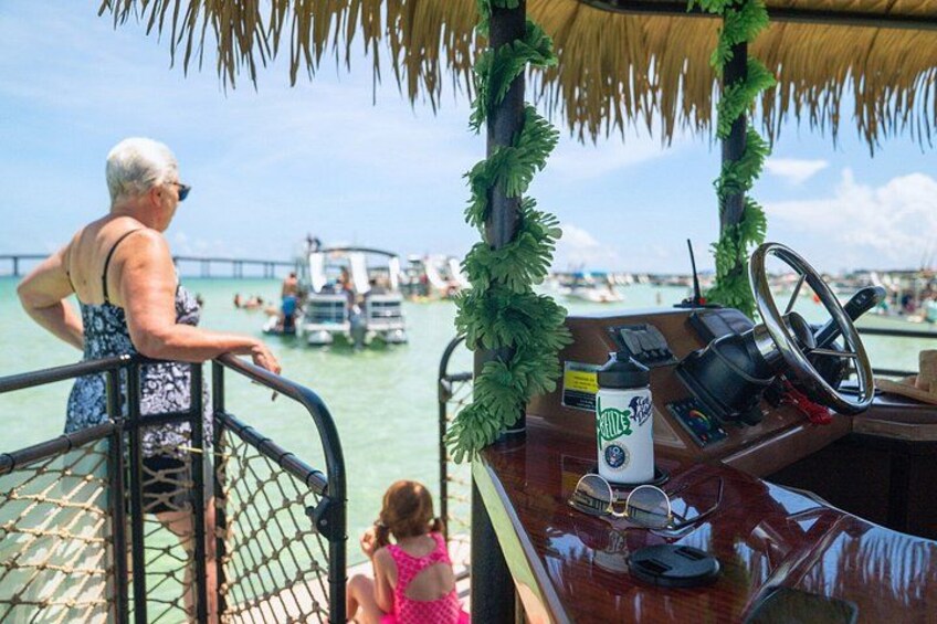 Private Tiki Pub Crab Island Cruise with Waterslide 3