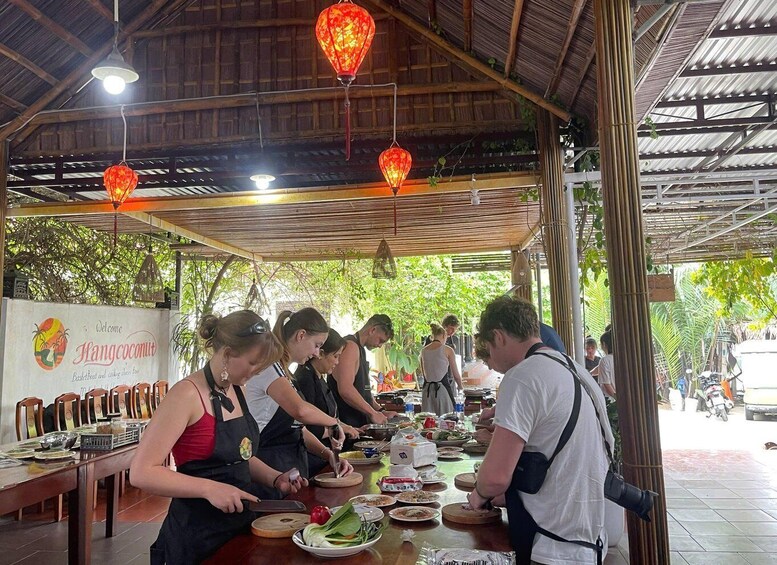 Picture 10 for Activity Hoi An: Basket Boat Ride, Cooking Class by Hangcoconut 4