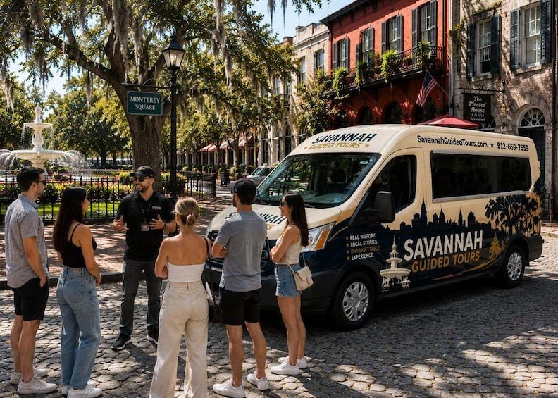 Savannah History Guided Open Air Cruiser Tour - Free Parking 1