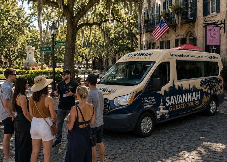 Picture 2 for Activity Savannah History Guided Open Air Cruiser Tour - Free Parking 3