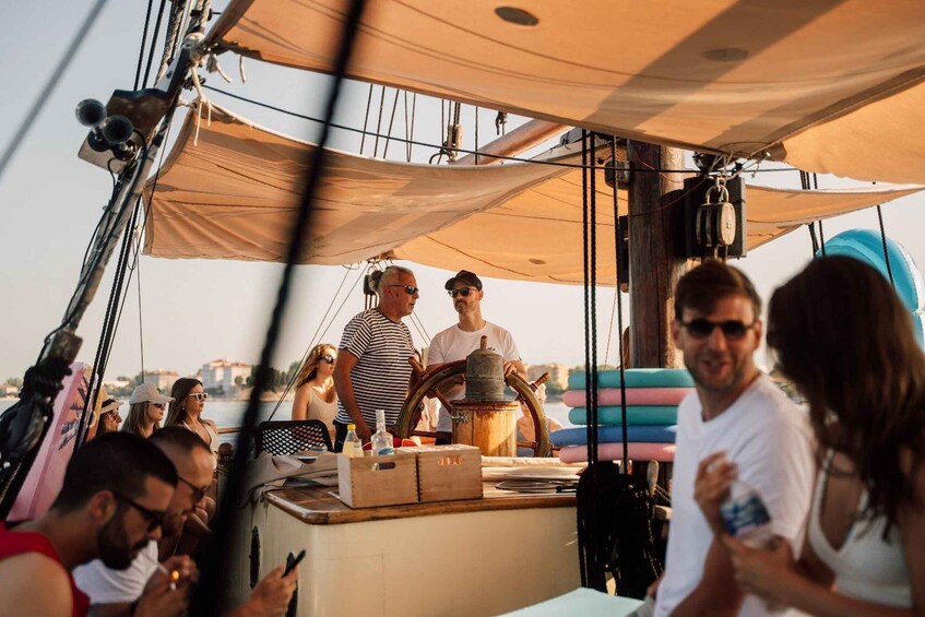 Picture 5 for Activity Zadar: Sunset Cruise on Traditional Boat with Wine 2