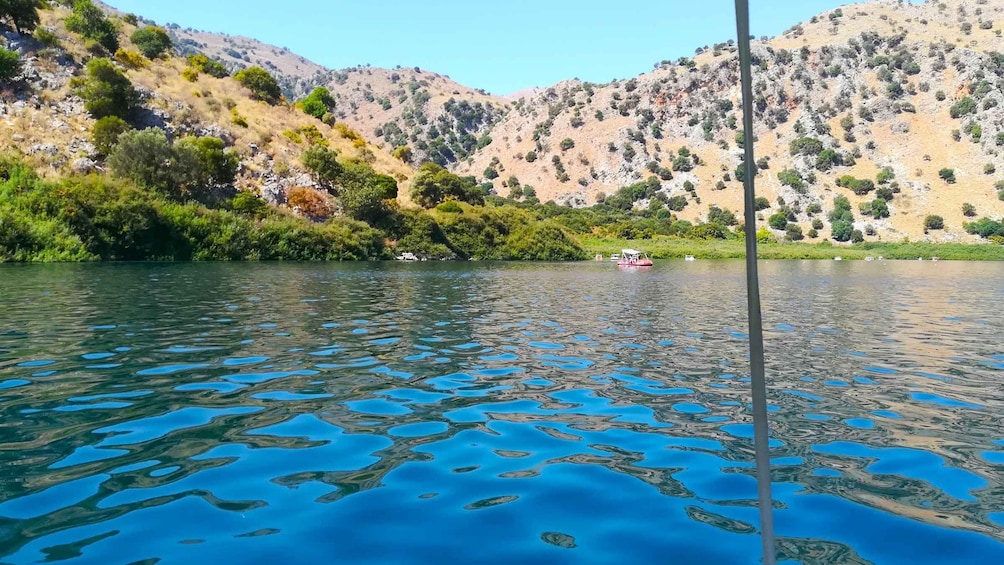 Picture 10 for Activity From Chania: Lake Kournas & Argiroupoli Springs Guided Tour 5
